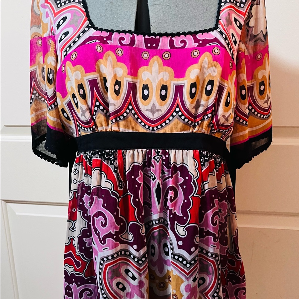 Chiffon Multi Color Top
